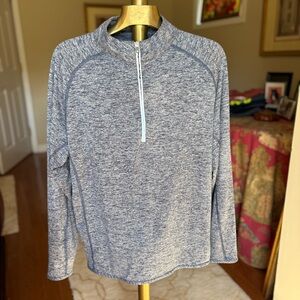 Peter Millar Men's Gray Zip-Up Sweater